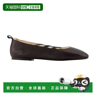 BURBERRY 女士芭蕾乐福鞋 8128808A1344 AW2026 棕色