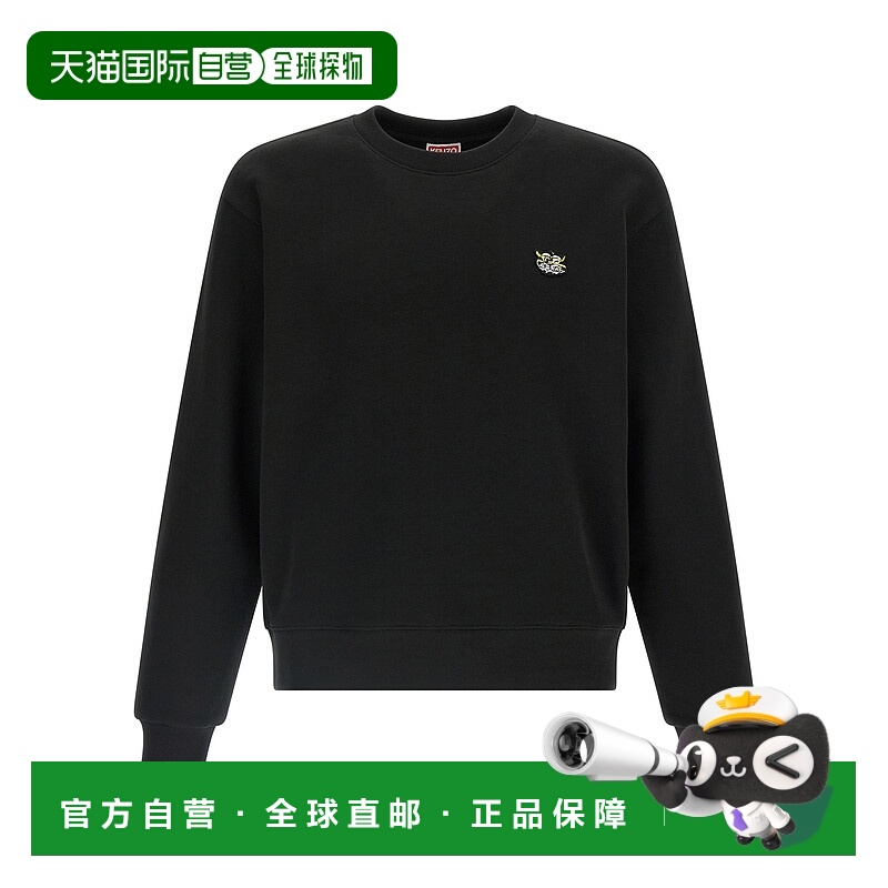 KENZO 男士卫衣 FG55SW2054MJ99J SS2026 黑色 'Wild Tiger' swea