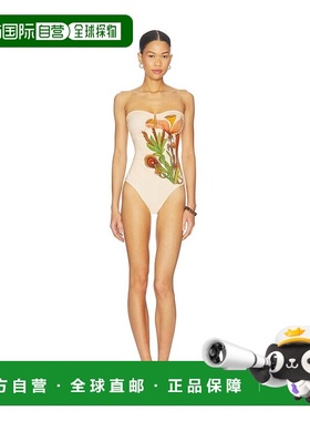 1h可退 潮奢 ULLA JOHNSON 女士 Monterey 紧身连身泳衣 PS261741