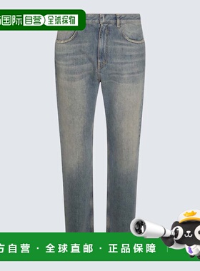 GIVENCHY 男士牛仔裤 BM51BP5Y7Q420 CO JEANS 灰色直筒裤
