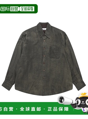 OUR LEGACY 男士外套 M4252ADC AW2025 军绿色 长袖衬衫