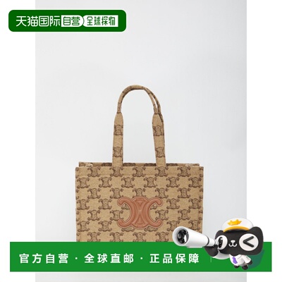 CELINE 女士斜挎包 196762FLQ02CM AW2023 棕色 CELINE CABAS bag