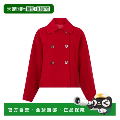 1h可退 PINKO 女士外套 107552A3FGR66 AW2026 红色 Double-breas