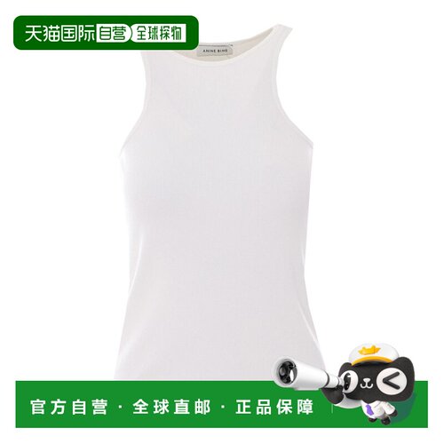 Anine Bing 女士T恤 A0812206IVY42WHITE SS2026背心