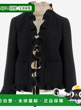 1h可退 潮奢 valentino 华伦天奴 女士 荷葉邊長袖外套 7B3CE4M07