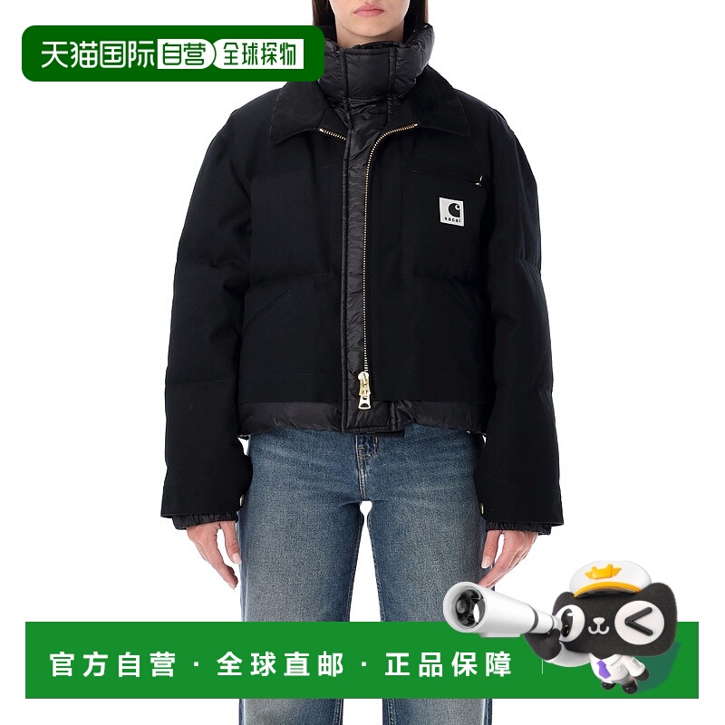 潮奢 Sacai 女士 X Carhartt WIP Logo 貼片羽絨服 2508083