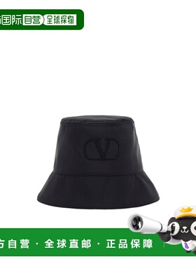 VALENTINO 男士帽子 2Y0HGA32XZW0NO SS2023 黑色 徽标渔夫帽
