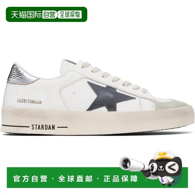 1h可退 潮奢 GOLDEN GOOSE 男士 白色 Stardan 运动鞋 GMF00333F0
