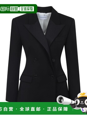 GIVENCHY 女士西服 BW30KW15CT001 CO 黑色  WOOL Jacket西装外套