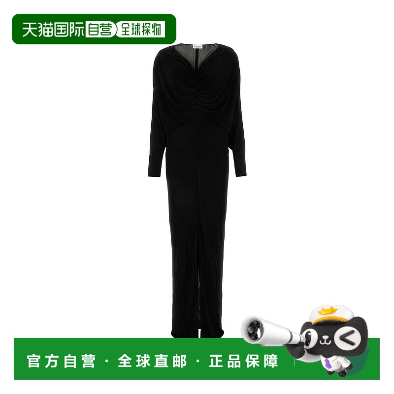 1h可退 潮奢 Saint Laurent 圣罗兰 女士 长袖连衣裙 753161Y7F93