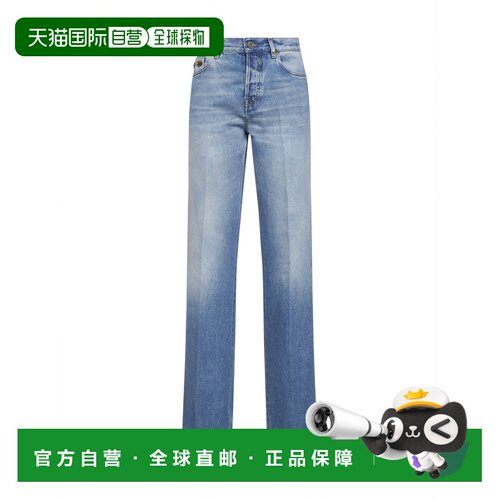 GUCCI 女士牛仔裤 852212XDDDA4011 SS2026 蓝色 Flared bleached