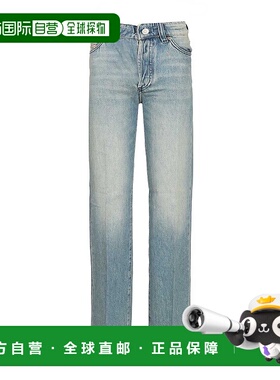DIESEL 女士牛仔裤 A198690BEBF01 SS2026 浅蓝色 腰带环牛仔裤