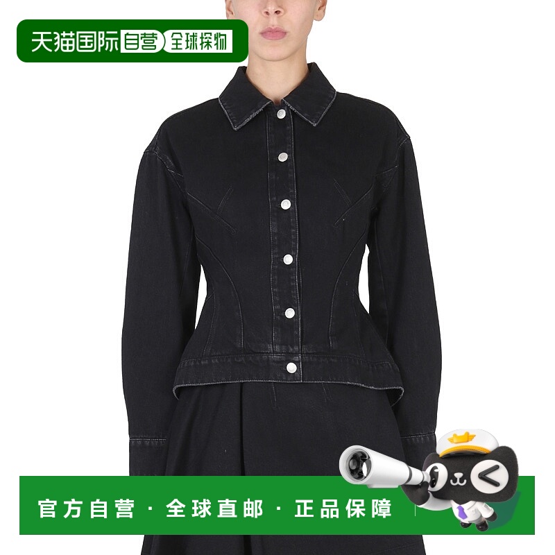 1h可退 ALEXANDER MCQUEEN 女士外套 715557 AW2022 黑色