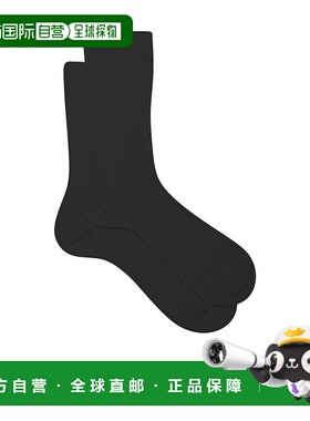 THE ROW 女士袜子 5204P28BLK AW2024 黑色 罗纹针织袜子