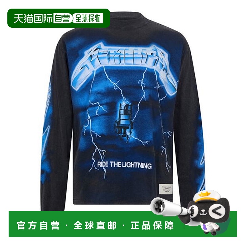 1h可退 潮奢 Represent 男士 闪电长袖T恤 grey灰色 舒适时尚