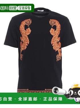 VERSACE 男士T恤 V800683VJ00475V7008 范思哲黑色 SS2023