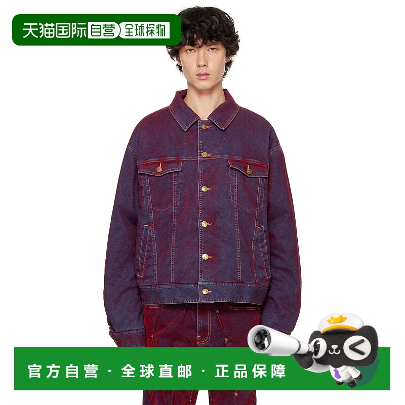 1h可退 潮奢 KUSIKOHC 男士 红色 Velvet Padded Multi Rivet 牛