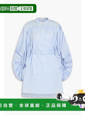 1h可退 潮奢 PALMER HARDING 女士 Tender 束带凸纹布饰边棉质府