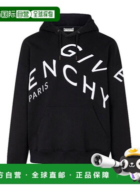 GIVENCHY 男士针织毛衣 BMJ07G30AF004 AW2022 黑色 Refracted lo