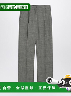 PRADA 女士休闲裤 P273IOOO16VEF0480 SS2025 橙色阔腿裤