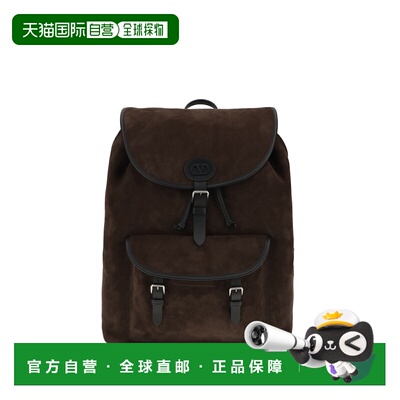 valentino 华伦天奴 男士 Antibes 绒面革背包 9Y2B0T63PDT双肩包