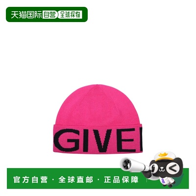 1h可退 奢淘 Givenchy 徽标帽子 男 GVCAPPU7123针织帽配饰