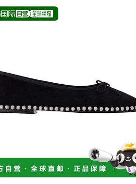1h可退 ALEXANDER WANG 女士芭蕾乐福鞋 30425F030 AW2025 黑色