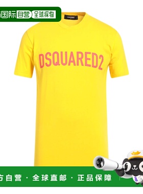 Dsquared2 二次方 男士 T恤 yellow黄色 舒适时尚