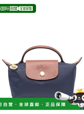 LONGCHAMP 女士手提包 34175089P68 AW2025 蓝色 Le Pliage Origi