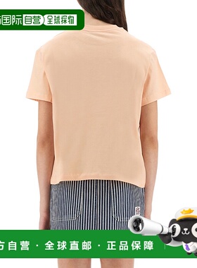 A.P.C. 女士T恤 COHBMF26389ELA AW2025 短袖粉红色 圆领T恤