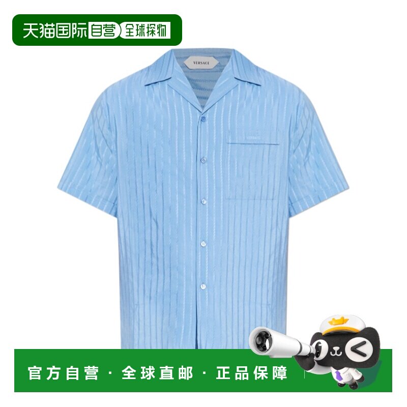 VERSACE 男士衬衫 10253961A185481UR70 AW2026 蓝色