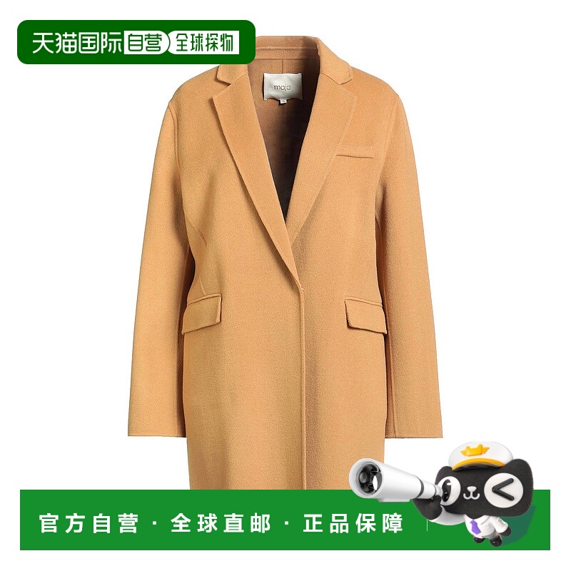 1h可退 潮奢 Maje 女士 大衣 brown棕色 舒适时尚新款