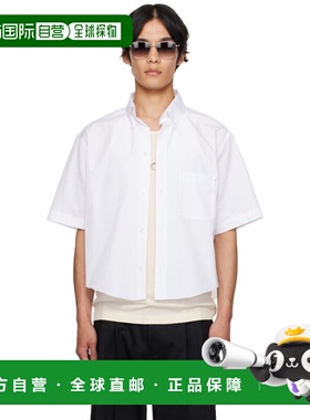 1h可退 潮奢 Maison Margiela 马丁 马吉拉 男士 白色短袖衬衫 S5