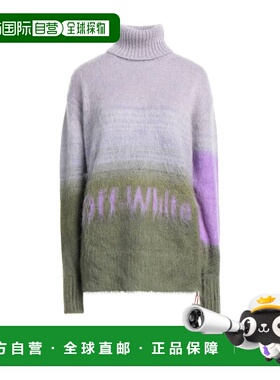 潮奢 off-white 女士 高领上衣 purple紫色 舒适时尚