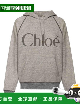 CHLOÉ 女士卫衣 CHC25AJH10179060 SS2026 灰色 Cotton-Blend Fle