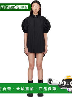 1h可退 潮奢 Sacai 女士 黑色连衣裙 SCW226 black黑色 舒适时尚