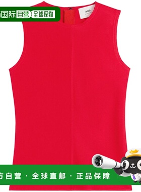 Ami Paris 女士背心吊带 FTP066AC0014632 SS2025 红色