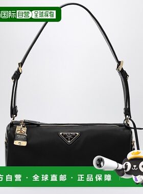 1h可退 潮奢 Prada 普拉达 女士 黑色中号挂锁包包 1BC233ODO2C8Q