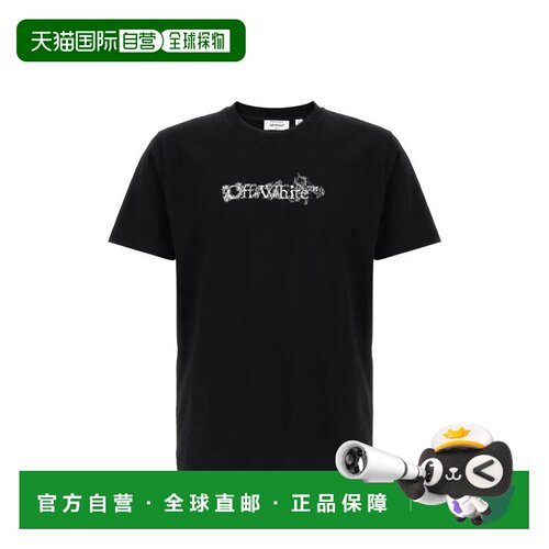 OFF-WHITE 男士T恤 OMAA027S26JER0070001 CO 黑色