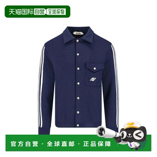 AUTRY 男士衬衫 A23IJASM423BBLUE AW2025 蓝色 AUTRY Side Strip