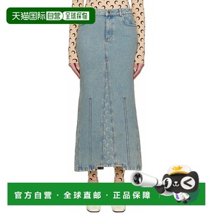 Serre 女士 牛仔半身裙 潮奢 WSK Laser Marine Moon 1h可退 蓝色