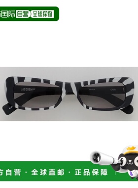 JACQUEMUS 男士眼镜 CAPRIZEBRA 黑色 SS2025太阳镜