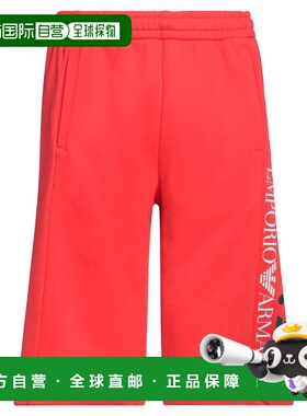 1h可退 潮奢 Ea7 男士 运动短裤 red红色 舒适时尚