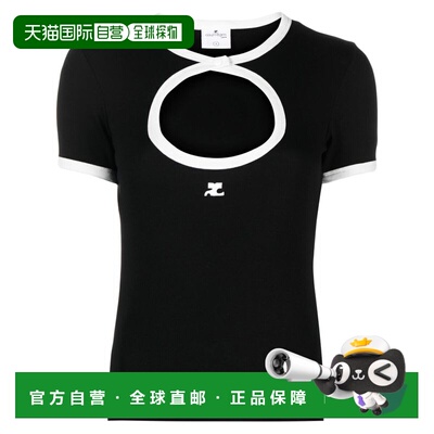 COURREGES 女士T恤 423JTS105JS00709901 SS2024短袖