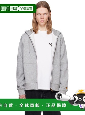 1h可退 潮奢 CARHARTT WIP 男士 灰色 Chase 连帽衫 I033664卫衣