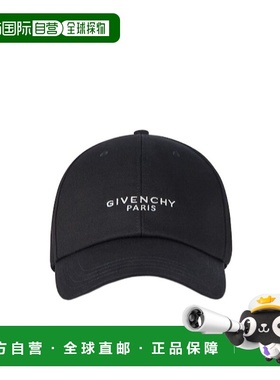 GIVENCHY 男士帽子 BPZ0CAP0C4001 SS2026 黑色 CURVED CAP GIVEN