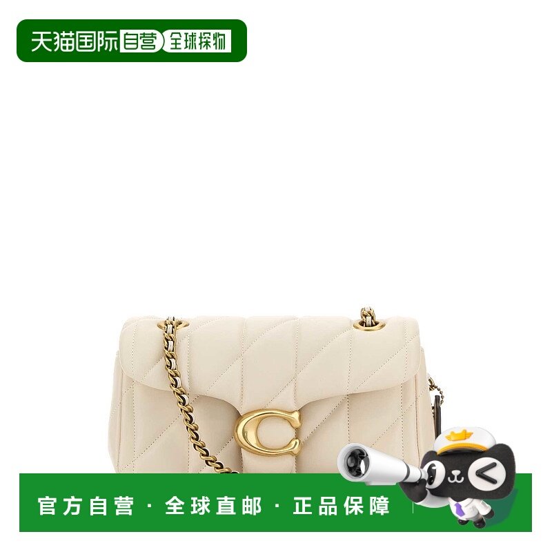 COACH 女士斜挎包 CP149B4CHALK AW2025 白色 Ivory leather Tabb