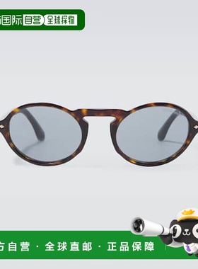 1h可退 潮奢 armani 阿玛尼 男士 圆形太阳眼镜 grey灰色 舒适时