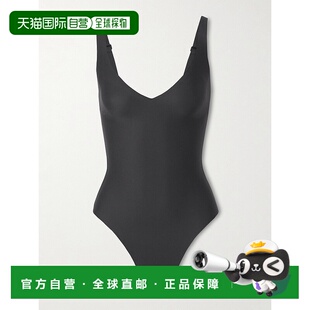 1h可退 潮奢 SKIMS 女士 Skims Body Thong - Onyx 无内衬深V连体