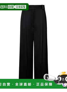 KHAITE 女士休闲裤 31374081200 AW2024 黑色 Mid-Rise Relaxed-L